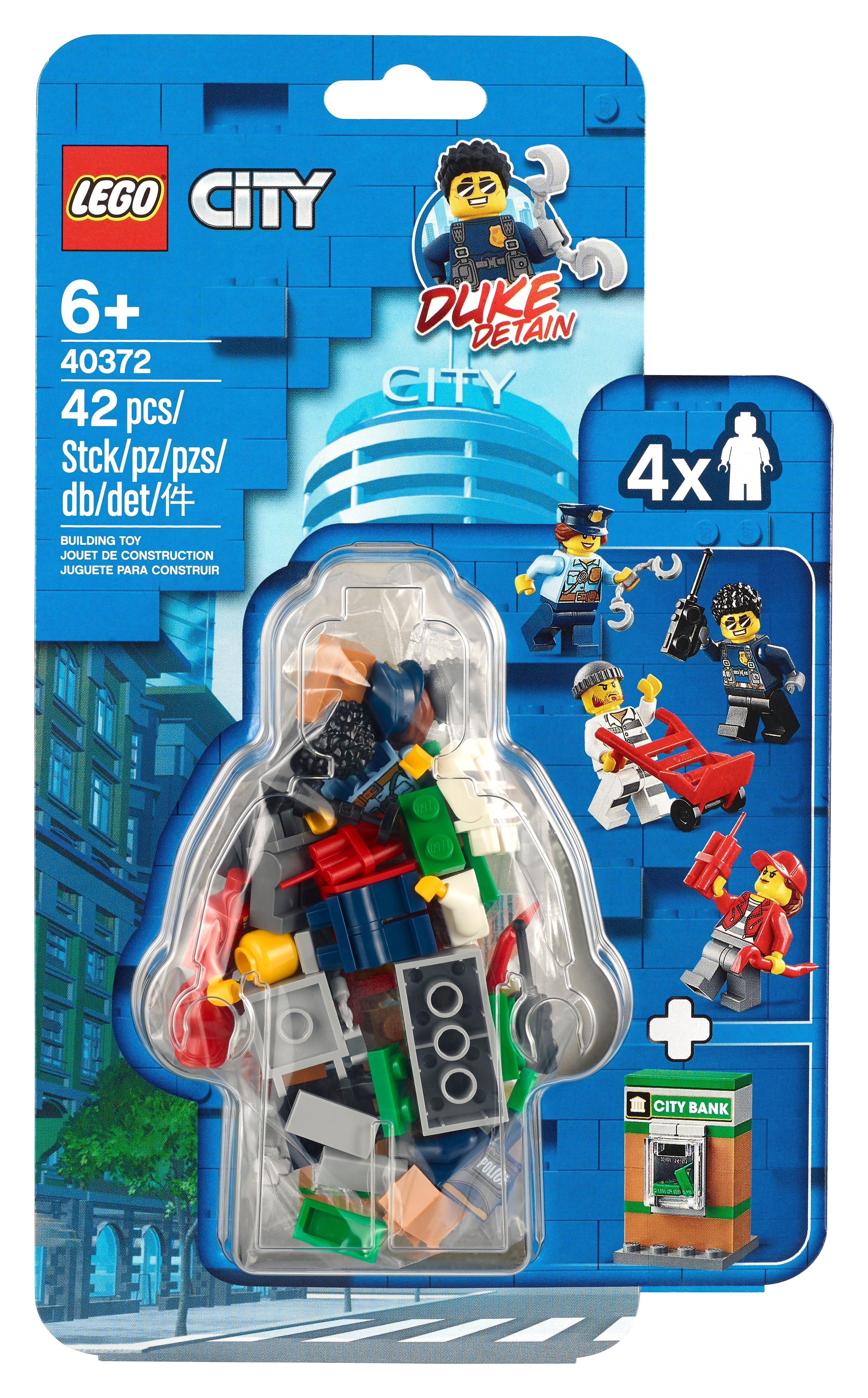 Lego City Figur x10 Polizei Police Polizist Konvolut #08 